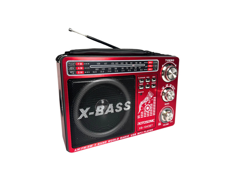 Radio portabil cu MP3USB XB 1043 BT Bluetooth USB MICROSD acumulator